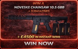 Noveske Chainsaw 10.5 GBB Rifle Bundle + £4500 Instant Wins Including 10 Combat Masters! Insane Odds!
